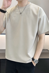 店主风~夏季华夫格冰丝短袖T恤  T2011/P40图片