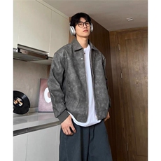 W15-P59美式潮牌飞行夹克男2025春秋新款宽松复古高级感，男装夹克，电商B323A