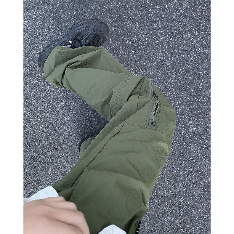 军绿色降落伞兵裤男户外专业徒步登山三防机能冲锋工装裤子夏薄款图片