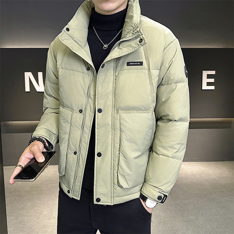 2026冬装新款防风保暖羽绒服潮牌休闲百搭立领袄子Y9801P155,男装羽绒服,星座914