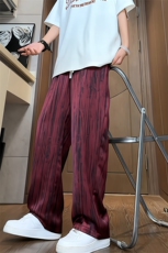 量大优供视频扎染仿醋酸缎面冰丝直筒长裤男XH78-特P38，男装休闲裤，电商B367