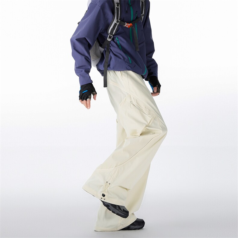 春款美式抽绳伞兵工装裤男女复古宽松休闲速干裤K0267-P50,男装工装外套,星座308B-2