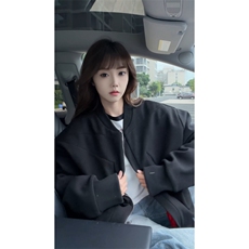 JK1169-特P58加棉TP68重磅呢料解构设计感拼接复古大码痞帅外套，女装短外套，电商A059