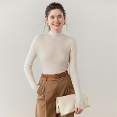 2025百搭时尚简约一线成衣半高领针织衫,女装羊绒衫,艾巧羊绒, 2025百搭时尚简约一线成衣半高领针织衫,女装羊绒衫,艾巧羊绒,
