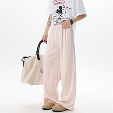 8XL-M棉麻扎染糯米裤垂感直筒宽松慵懒休闲阔腿裤K9130P68控98，男装休闲裤，电商D206-1