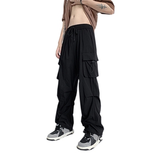 美式 hiphop高街宽松弹力伞兵工装ins休闲裤货号K2326P65图片