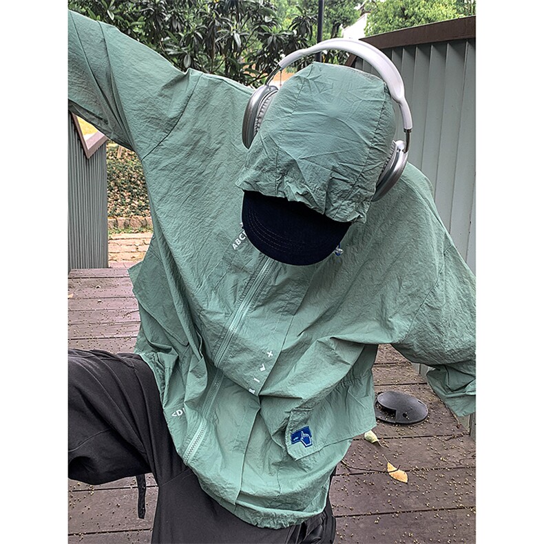 现货夏季薄款防嗮衣户外透气防嗮服宽松防紫外线外套FS1008-P50,女装短外套,星座205-5