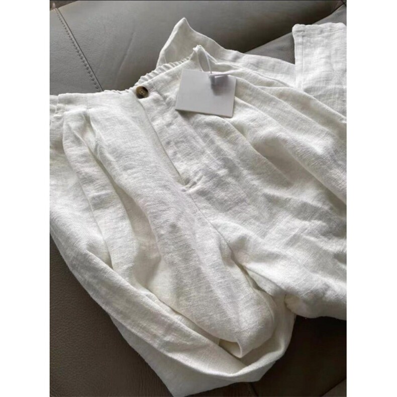 网图现货！夏季超舒服亚麻纯色长裤休闲百搭高级-XK80025-特批45,男装休闲裤,电商A061