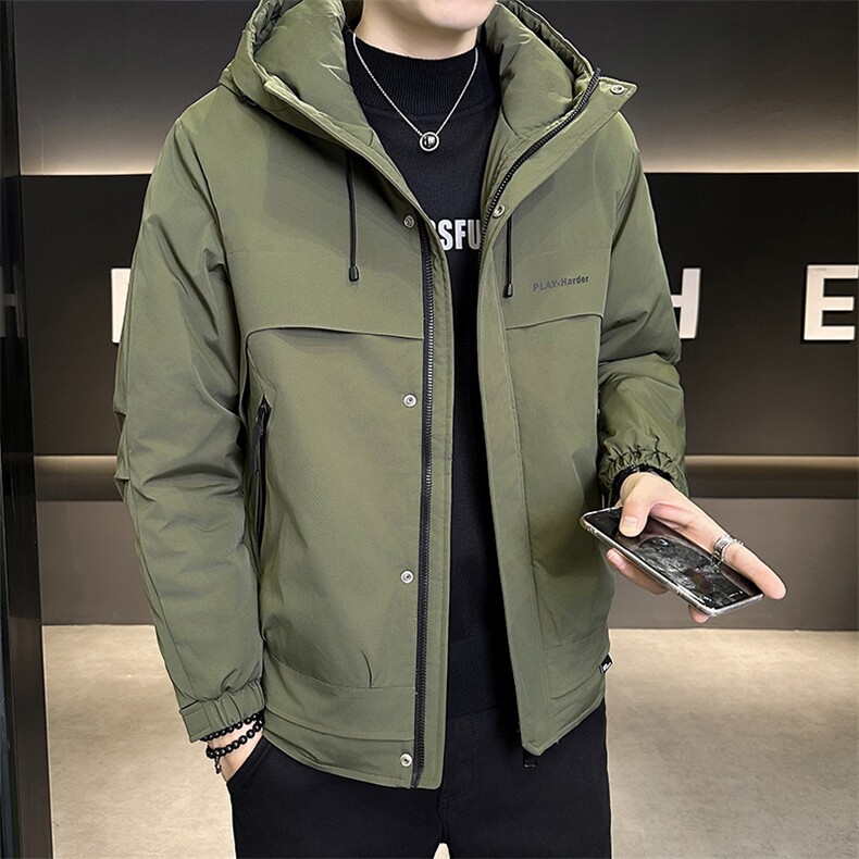 店主风2025年男士秋冬二棉加棉加厚夹克连帽棉服M1123-P105,男装夹克,电商D240-242