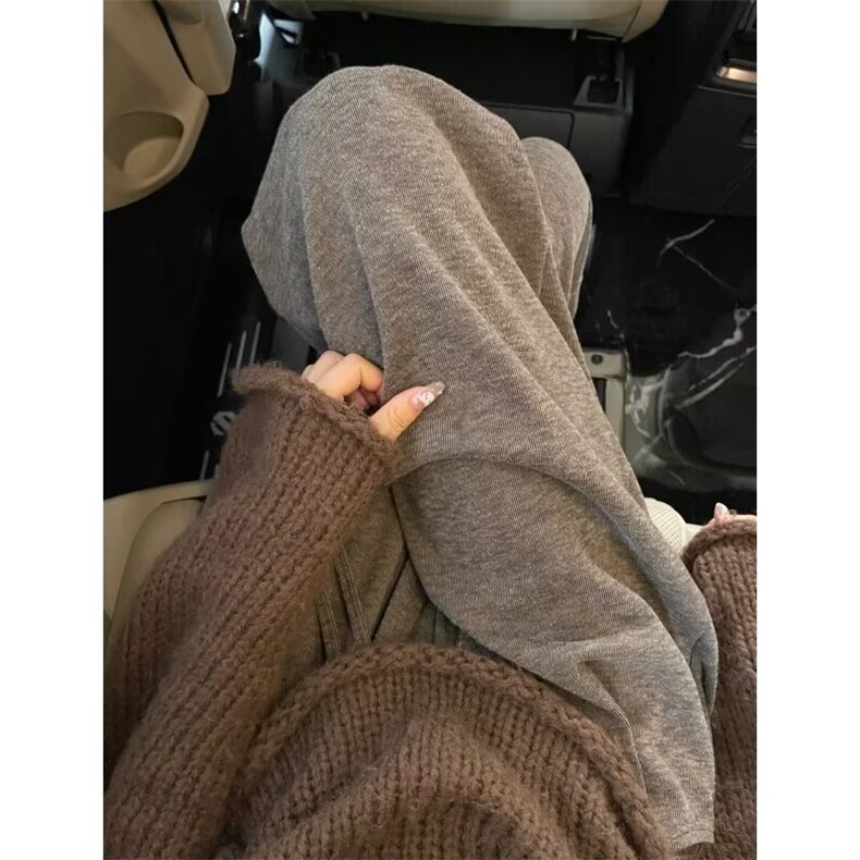 2025新款宽松休闲裤男女韩版潮流百搭阔腿拖地长裤,男装休闲裤,四季星座505