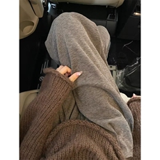 2025新款宽松休闲裤男女韩版潮流百搭阔腿拖地长裤，男装休闲裤，四季星座505