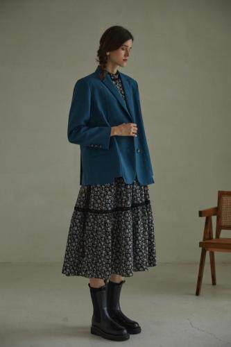 【??秋装新品设计师款毛边西装】，女装西装，DIINTTO地朵