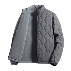 秋冬季双面穿棉衣加厚保暖棒球服上衣立领茄克棉袄外套男，男装棉衣，钱塘6003（原4033）