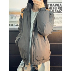 现货冬季美式休闲加厚雪山外套夹克立领纯色三防户外工装棉服，男装夹克，电商A486