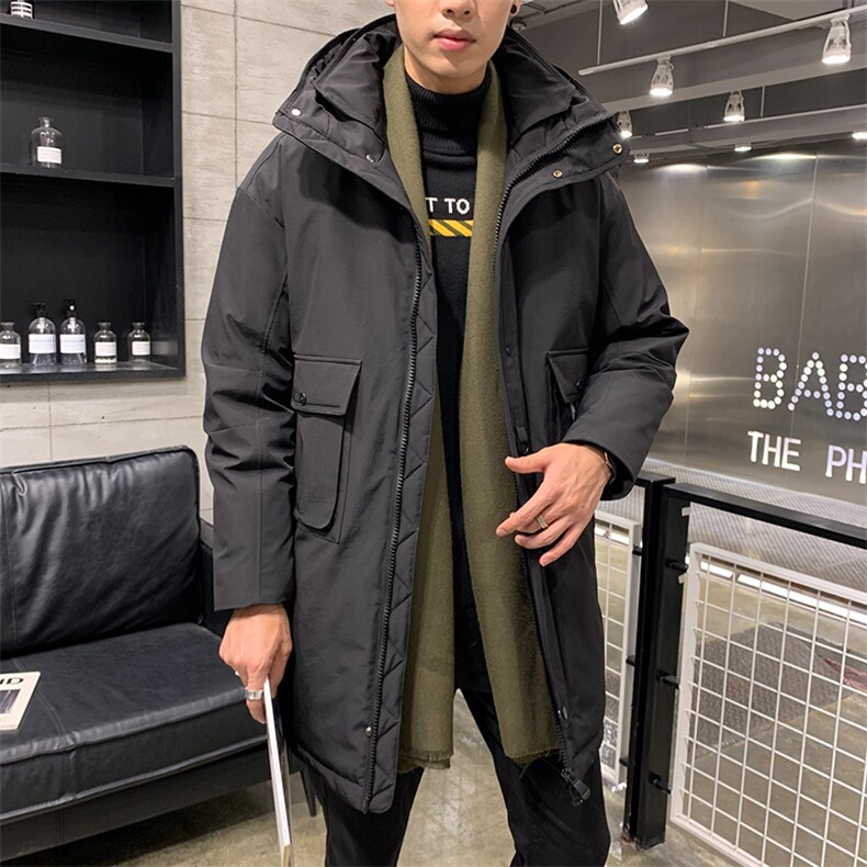 含ins冬季新款中长款商务休闲羽绒服男DS-B293-F703，男装羽绒服，电商A306