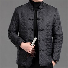 BAMJ-7811钱塘2020-2中年男士秋冬季厚款羽绒休闲简约外套P85，男装夹克，钱塘207-2