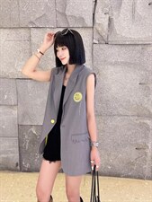 马甲外套，女装马夹，谷斯