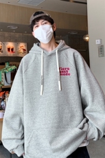 25新款港风华棉得物抖音直播高品质宽松男休闲连帽卫衣W5209P40，男装卫衣，电商C408-1(原B339-1)