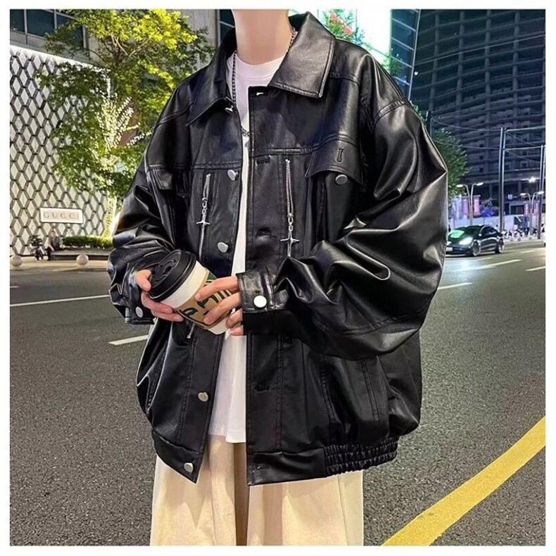 F578P78秋冬男装PU批皮夹克外套机车服,男装夹克,星座512-6