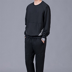 运动套装中年男士2023春季套头衫卫衣长裤卫裤休闲服装跑步两件套，男装休闲套装，电商B212（原钱塘6029）
