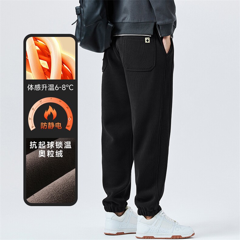 A178-1DY538AP85奥粒绒秋冬季美式休闲卫裤,男装休闲裤,电商A178-1