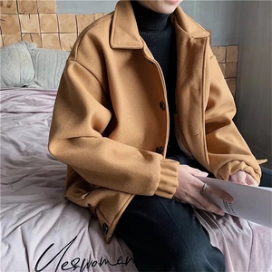 外套秋季男装2023新款ins潮牌工装衣服JY45P65图片
