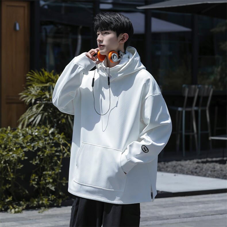 M-6XL420克户外山系大码秋季新款针织连帽套头卫109-W02040-P58,男装卫衣,星座109