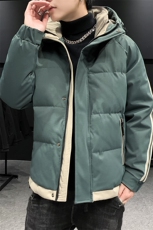 冬季男潮牌加厚保暖韩版帅气两道杠连帽羽绒服外套HOZ01-P170，男装羽绒服，星座1105-3