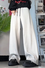 秋季新款设计感休闲裤男女宽松休闲百搭高级感长裤K8681-特价P44，男装休闲裤，电商A007