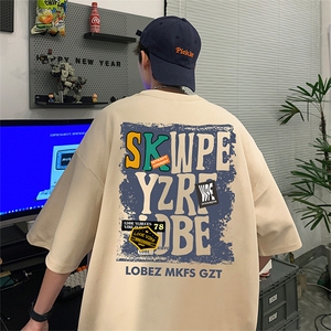 量大优 供视频 220克美式短袖t恤T2922得物直播有280克品质图片