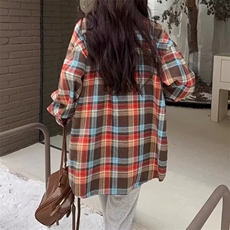 TC459-P45潮流港风ins宽松衬衣百搭休闲外套，女装衬衫，星座617A-2