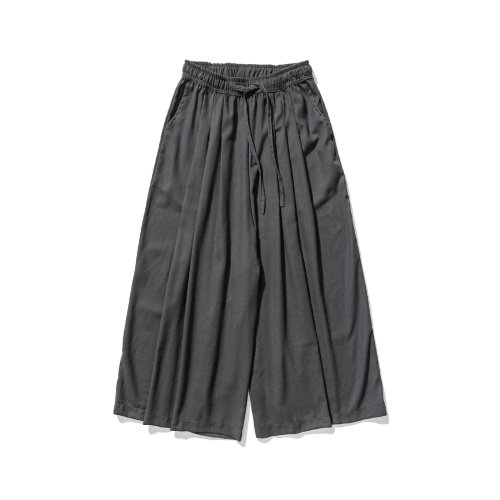 大码风棉麻亚麻直筒阔腿裤日系汉服哈伦裤灯笼裤K145/P75,男装休闲裤,钱塘713