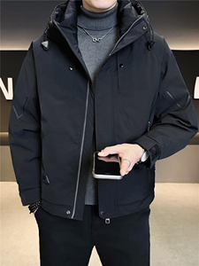 标50 男羽绒服连帽休闲外套 男休闲羽绒上衣 A329-YR2555-P205图片