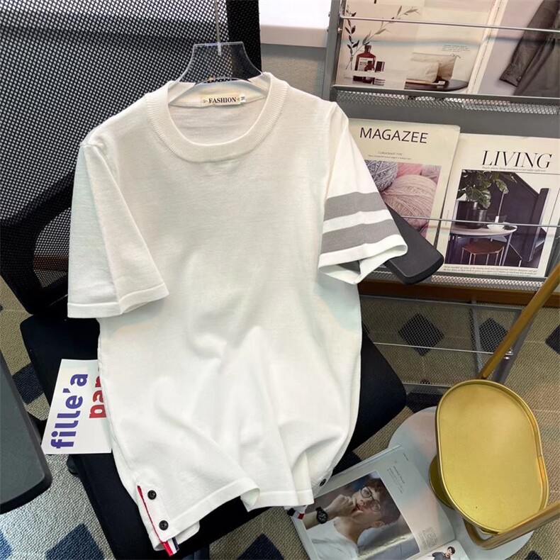 男圆领冰丝短袖半袖针织衫宽松外套Y3319P38,男装针织衫/毛衣,星座1116-2