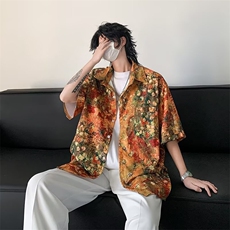 男士短袖冰丝四面弹夏季2024新款GC48P30，男装T恤，星座1116-2