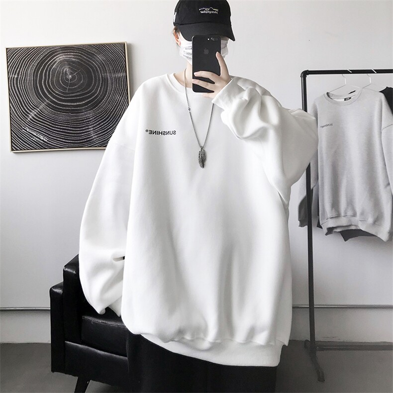 重磅360克大码圆领卫衣M-5XL12色选支持定制抖音品质,男装卫衣,星座115A-3