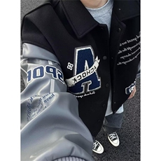 百搭ins刺绣双层棒球服气质流行文艺时尚简约原宿日系J230，女装职业装，星座1116A（原606A-3）