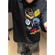 美式oversize宽松高街个性字母短袖T恤男女夏潮牌重磅纯棉上衣，男装T恤，星座601-1