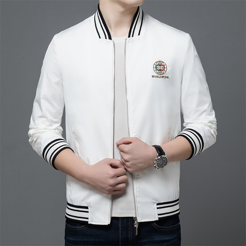 夹克外套秋休闲百搭新款时尚潮流帅气中青年上衣ASDJ6521-P155，男装夹克，电商B212（原钱塘6029）