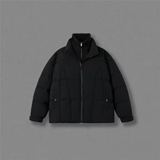 抖音-滴滴小新-立领防风保暖假两件潮流潮情侣羽绒服yrf882-TP255，男装羽绒服，电商A089-1