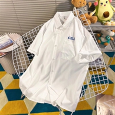 短袖衬衫春款男港风潮流CS109P35，男装衬衫，星座1116-2
