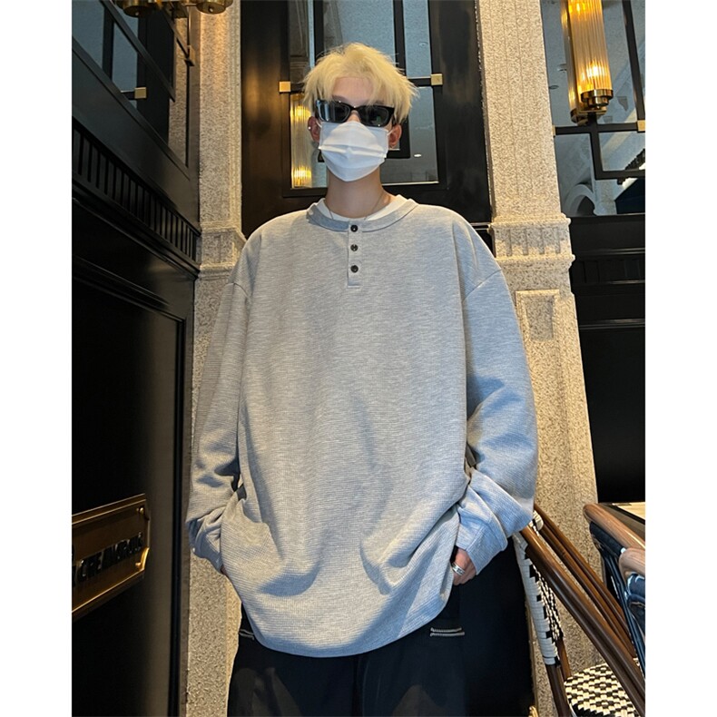 亨利领长袖T恤男XH84-特p20,男装T恤,电商B367