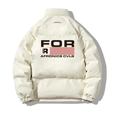 均可提供短视频高品质港风FOR英文PU皮加厚棉衣PM124-p110控148，男装棉衣，星座508（原C305）