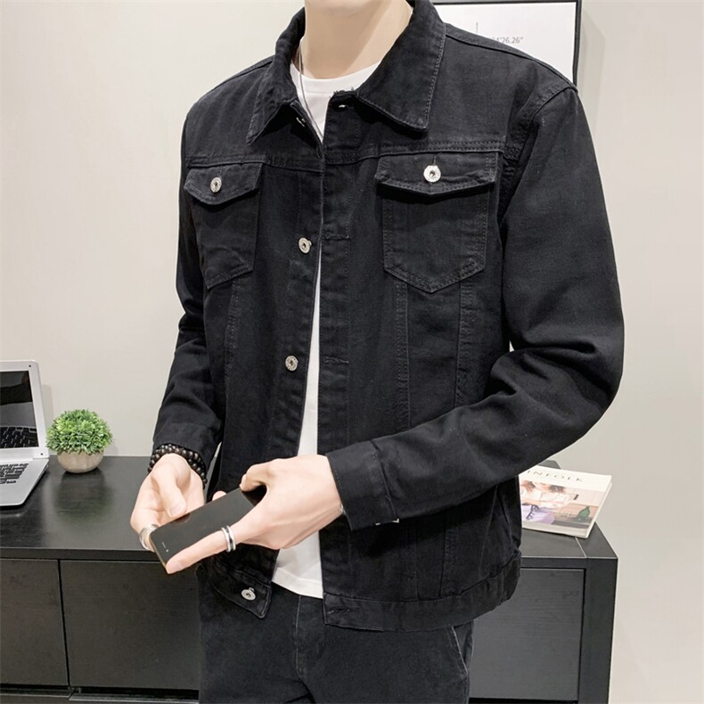 JK609-p48-限价68 现货店主风牛仔夹大码图片