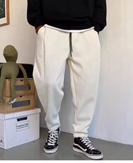 美式痞帅高端针织卫裤男宽松抽绳百搭束脚裤子潮513ACK2053P38，男装休闲裤，星座513A