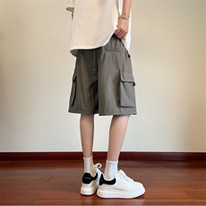 抖音品质夏季美式工装口袋设计宽松短裤B315-K25503-特p30控58，男装牛仔裤，电商B315