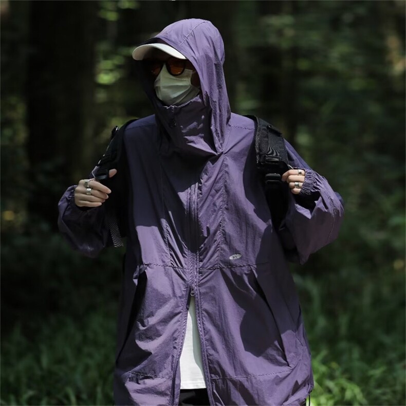 夏季防晒服男士薄款潮牌连帽透气外套情侣装户外防晒衣9257-P45,男装防晒衣,星座1008