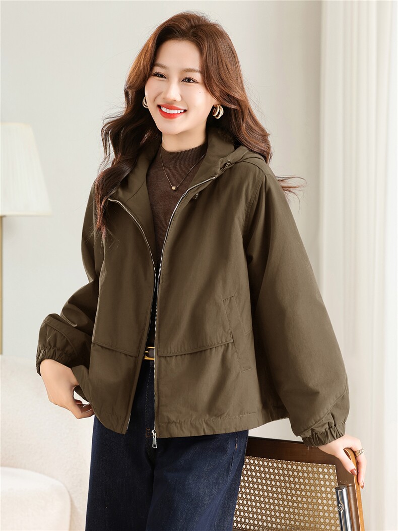 棉衣女冬季新款连帽加棉加厚防风保暖夹棉派克服,女装棉衣/棉服,曼沙奕珂