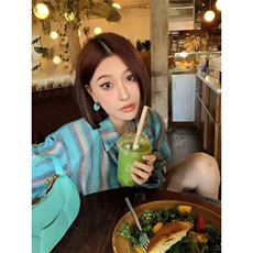 条纹撞色防晒衬衫女夏季宽松bf慵懒风盐系开衫衬衣外套CA129，男装防晒衣，星座1116A（原606A-3）