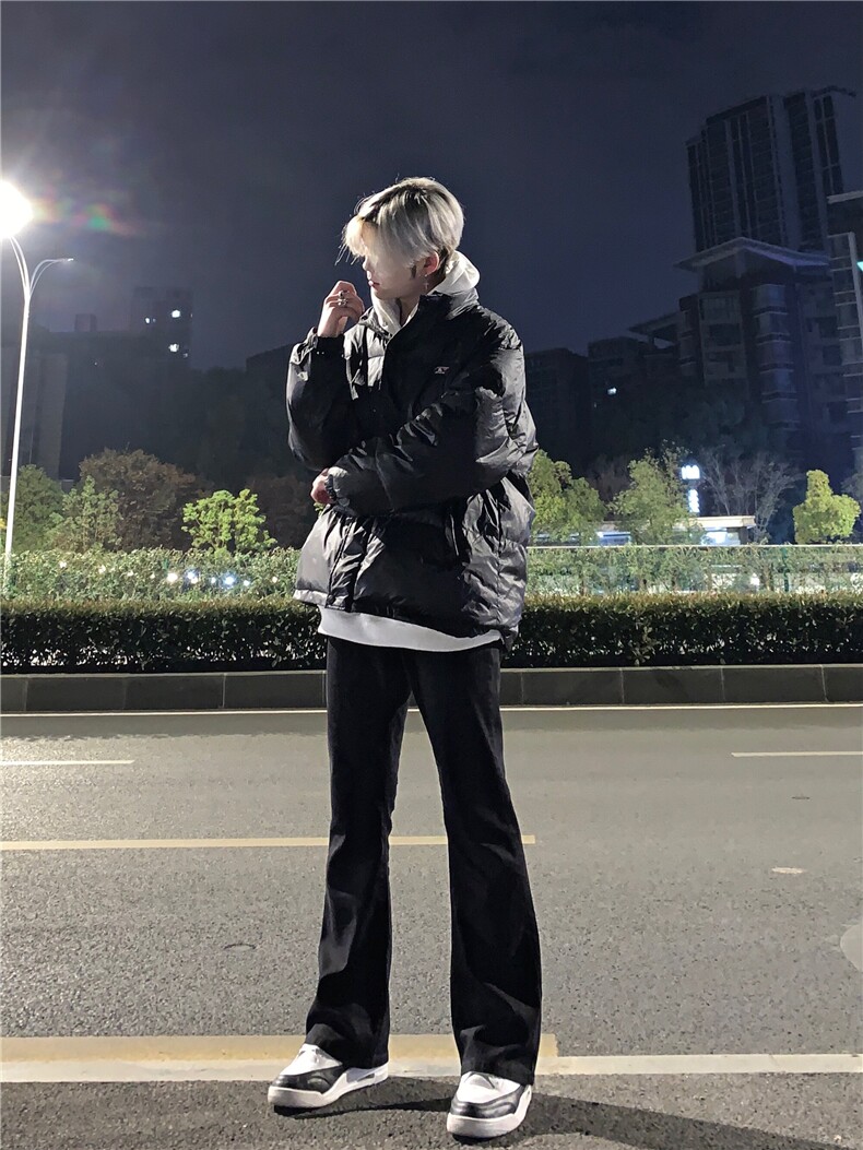 高街vibe纯色牛仔裤男款弹力微喇叭裤控价68常规55加绒65,男装牛仔裤,星座310A-4